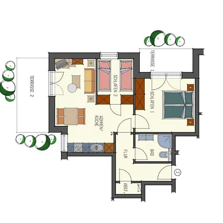 Moderne Kurparkresidenz *