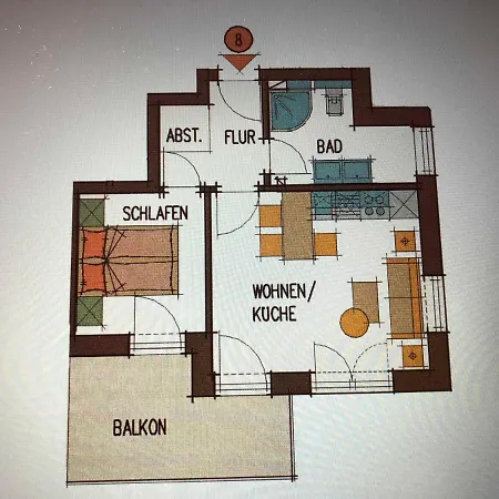 Apartamento Moderne Kurparkresidenz *