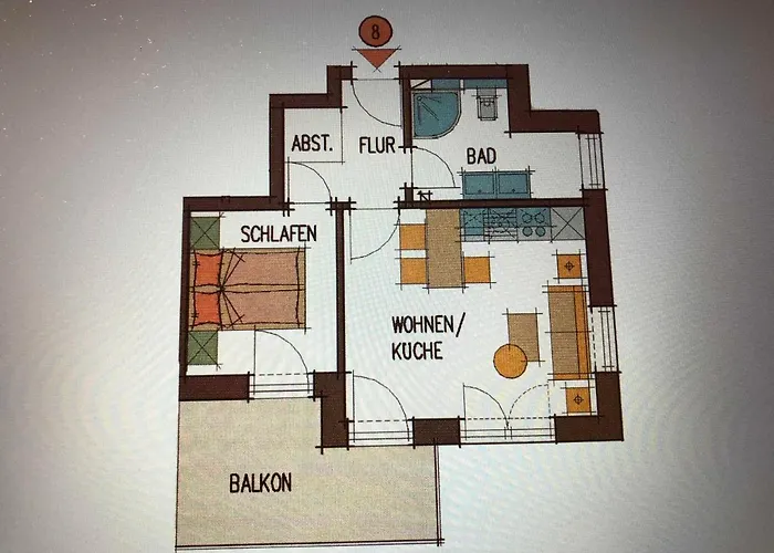 Apartmán Moderne Kurparkresidenz *